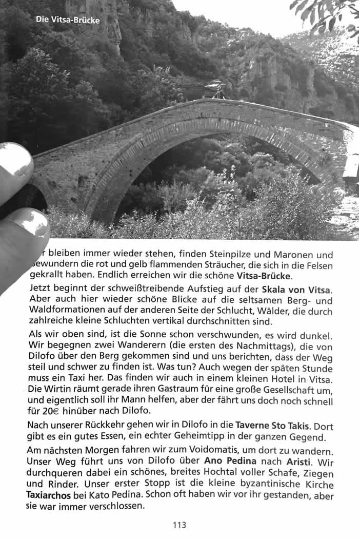 Το βιβλίο Reisen im Epirus των Hartmut Wegener & Helge Knüppel "στου Τάκη"